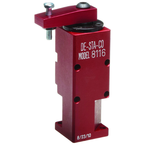 Round Threaded Body Pneumatic Swing Cylinder - #8416-LA .50'' Vertical Clamp Stroke - RH Swing - Exact Tool & Supply