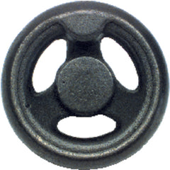 Cast Iron Hand Wheel (No Holes) - 6″ Wheel Diameter, 1 3/8″ Hub Diameter - Exact Tool & Supply