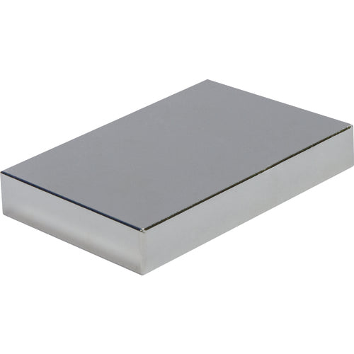 MAG-MATE Nickel Plated Rare Earth Magnet 0.25″Th × 0.50″Wd × 2.00″Lg, 35 MgO - Exact Tool & Supply