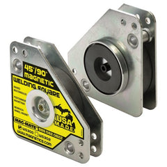 Magnetic Welding Square - 3 Sided Compact 60 lbs Holding Capacity - Exact Tool & Supply
