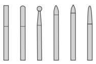 CARBIDE DIAMOND BURR SET #2 D/C - Exact Tool & Supply