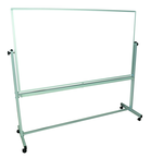 72 x 40 Whiteboard with Frame and Casters - Exact Tool & Supply
