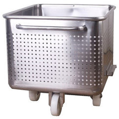 Meat Buggy Perforated 400lb Cap 304 Grade SS - Exact Tool & Supply