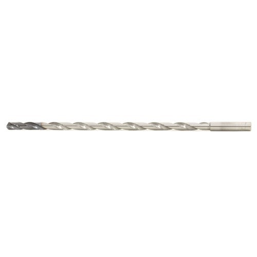 MDW3906XHV20 25/64″ Dia. × 0.394″ Shank × 8.779″ Flute Length × 10.905″ OAL, DEX, External Coolant, Cylindrical Solid Carbide Drill - Exact Tool & Supply