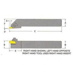 S08NEL2 Top Notch Boring Bar 1/2 Shank - Exact Tool & Supply