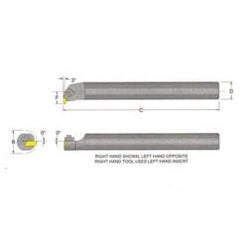 S24NEL4 Top Notch Boring Bar 1"1/2 Shank - Exact Tool & Supply