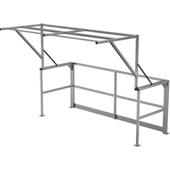 Mezzanine Safety Dbl Wide Gate Stainless Steel - Exact Tool & Supply