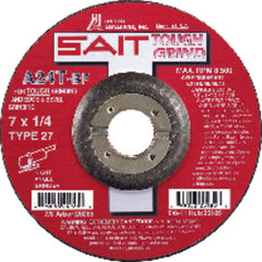 5″ × 1/4″ × 5/8″ 11 - Aluminum Oxide A24N - Depressed Center Wheel - Exact Tool & Supply