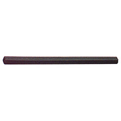 6″ × 1/4″ × 1/4″ - Square - Resin Bonded Rubber Block & Stick (Extra Fine Grit) - Exact Tool & Supply