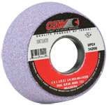 4 x 1-1/2 x 1-1/4" - Type 11 - AS3-60-K-VCER - Tool & Cutter Grinding Wheel - Exact Tool & Supply