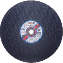 14″ × 1/8″ × 1″ - A24-RBF - Aluminum Oxide Reinforced Cut-Off Wheel - Exact Tool & Supply