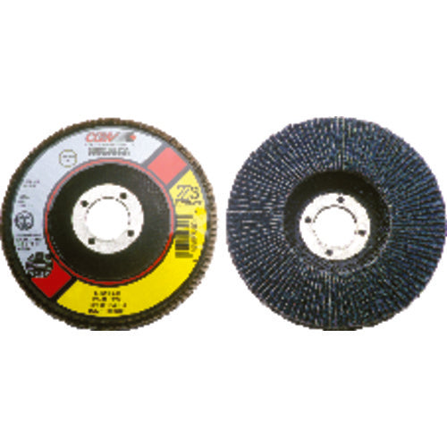 4 1/2″ × 7/8″-60 Grit - Zirconia-Stainless Straight Flap Disc - Exact Tool & Supply