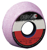 5/3-3/4 x 1-3/4 x 1-1/4" - Aluminum Oxide (PA) / 46I Type 11 - Tool & Cutter Grinding Wheel - Exact Tool & Supply