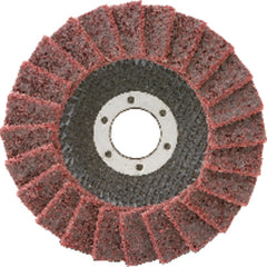 4 1/2″ × 5/8″-11 - Coarse - Type 27 - Surface Conditioning Flap Disc - Exact Tool & Supply