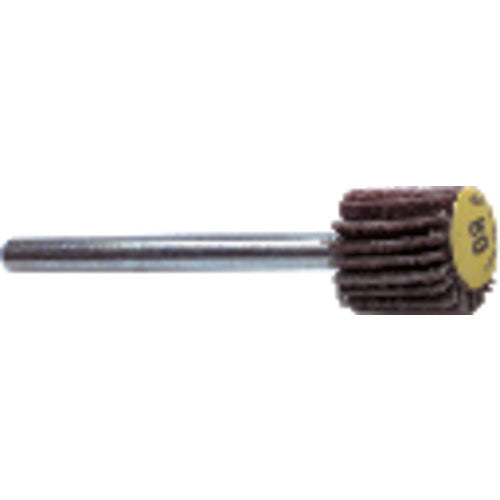 5/8″ × 5/8″ × 1/8″-240 Grit - Mounted Mini Flap Wheel - Exact Tool & Supply