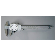 ‎0-300 mm Range - Dial Caliper White Face - 0.02 mm Graduation - Exact Tool & Supply