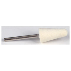 1/2″ 1″ 1/8″ Shank - Rock Hard Tapered Felt Bob - Exact Tool & Supply