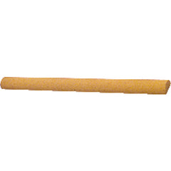 1/2″ × 6″-120 Grit - Half Round Shaped Silicon Carbide Tool Room Stick - Exact Tool & Supply