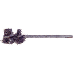 1/2″ Diameter - Crimped Steel Wire Tube Brush - Exact Tool & Supply