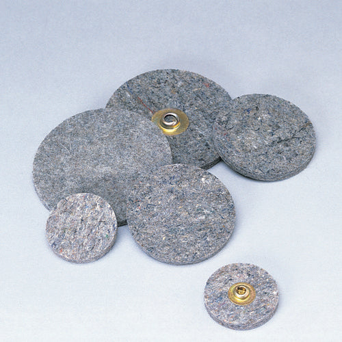 3″ - Grit - Felt Rol-On Quick Change Polishing Disc Alt mfg # 840480 - Exact Tool & Supply