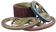 3 x 132" - Medium - Maroon Surface Conditioning Belt With Low Stretch Backing - Exact Tool & Supply