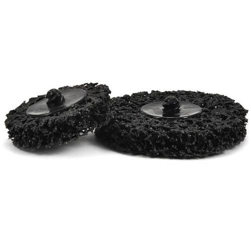 3″ - Extra Coarse Grit - Cleaning Roll-On Quick Change Disc - Exact Tool & Supply