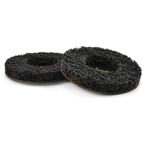 4 1/2″ × 7/8″ - Extra Coarse Grit - Cleaning Disc - Exact Tool & Supply