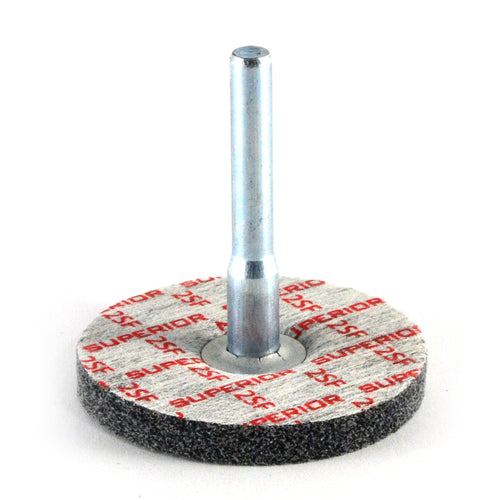 2″ × 1/4″ × 1/4″ - Fine Grit - Deburring Wheel - Exact Tool & Supply
