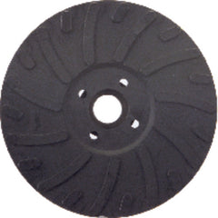 5″ - Smooth Bore - Spiral Pattern - Polymer Backing Plate For Resin Fibre Disc Without Nut - Exact Tool & Supply