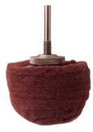 3 x 2 x 1/4'' - Fine Grit - Goblet Wheel - Exact Tool & Supply