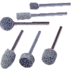 1/8″ Shank-1/2″ × 1/2″ - B121 - Series 731 - Non-Woven Nylon Abrasive Mounted Point - Exact Tool & Supply