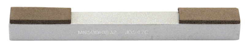 1'' Diamond Length - 4'' OAL (3/8 x 3/8") - 150/220 Grit - Double End Resin Bond Diamond Hone - Exact Tool & Supply