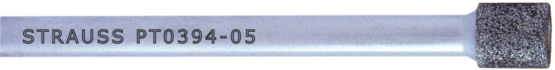 .315 x .315 x 1/4" - Medium Grit - Diamond Mandrel - Exact Tool & Supply