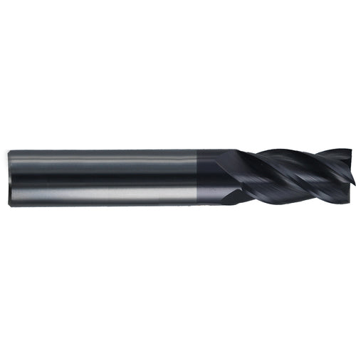 1″ Dia. × 1″ Shank × 3″ DOC × 6″ OAL, Carbide, veri4, 5 Flute, Plain, External, Square, Solid End Mill Series/List #5101 - Exact Tool & Supply