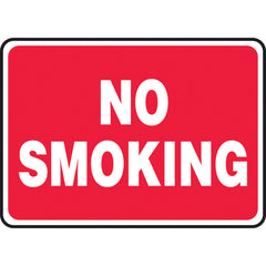Sign, No Smoking, 7″ × 10″, Vinyl - Exact Tool & Supply