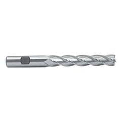 1 Dia. x 8-1/2 Overall Length 4-Flute Square End M-42 Cobalt SE End Mill-Round Shank-Center Cut-Uncoated - Exact Tool & Supply