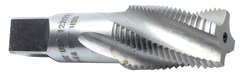 1/8-27 (lg. shk.) Dia. - 4 FL - HSS - Bright Spiral Flute Taper Pipe Tap - Exact Tool & Supply