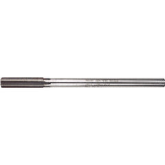 #22 Dia. 6-Flute, Round Shank, Straight Flute, HSS, 4″ OAL Chucking Reamer Series/List #1655 - Exact Tool & Supply