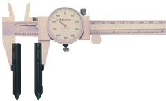 Center Line Gage - for 4; 6; & 8" Calipers - Exact Tool & Supply