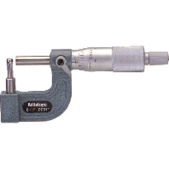 ‎0-25 mm Measuring Range-0.01 mm Graduation - Ratchet Thimble - Carbide Face - Tubing Micrometer - Exact Tool & Supply