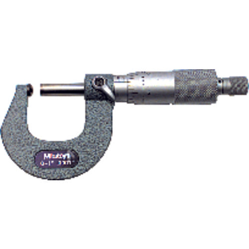 ‎0-25 mm Measuring Range-0.01 mm Graduation - Ratchet Thimble - Carbide Face - Ball Anvil Micrometer - Exact Tool & Supply