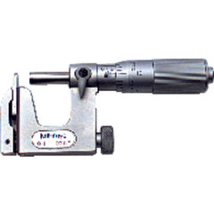 ‎0-25 mm Measuring Range-0.01 mm Graduation - Friction Thimble - Carbide Face - Multi- Anvil Micrometer - Exact Tool & Supply