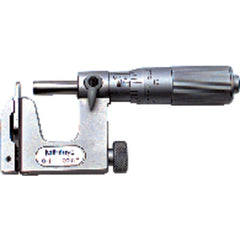 1″-2″ Measuring Range-0.0001″ Graduation - Friction Thimble - Carbide Face - Multi- Anvil Micrometer - Exact Tool & Supply