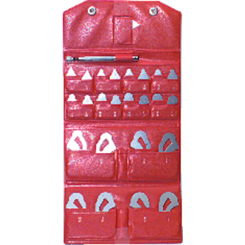 Model 186-904-9/32″-1/2″-8 Pieces - Radius Gage Set - Exact Tool & Supply