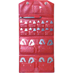 Model 186-904-9/32″-1/2″-8 Pieces - Radius Gage Set - Exact Tool & Supply