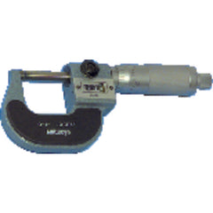 0-1″ Measuring Range-0.0001″ Graduation - Friction Thimble - Carbide Face - Digital Outside Micrometer - Exact Tool & Supply