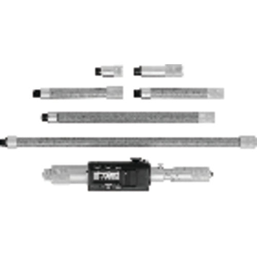 8″-40″ Range-0.001″ Gradiation - Carbide Tipped Measuring Face - Electronic Tubular Inside Micrometer - Exact Tool & Supply