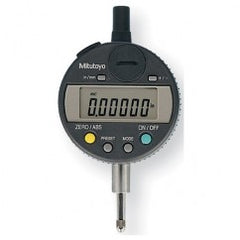 Electronic Indicator - 0.0″-2.0″ / 0.0″-50.8 mm Total Range-0.0005″/0.01 mm Resolution - With Absolute Encoder/Flat Back - Exact Tool & Supply