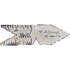 Center Gage - Model 950-201 - USA Standard 60-14ths, 20ths, 24ths, 32nds Graduation - Exact Tool & Supply