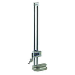 Electronic Twin Beam Height Gage w / SPC Output - 18″ / 450 mm-0.0005″ / 0.01 mm Resolution - Exact Tool & Supply